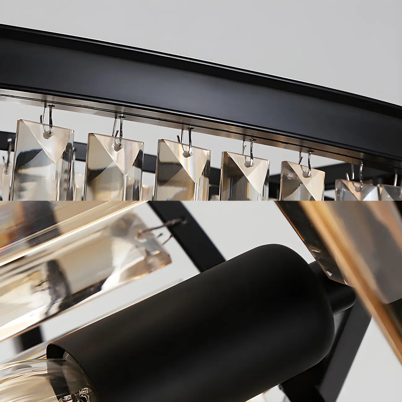 Luxury Circular Clear 3/4 Tiers Crystal Chandelier