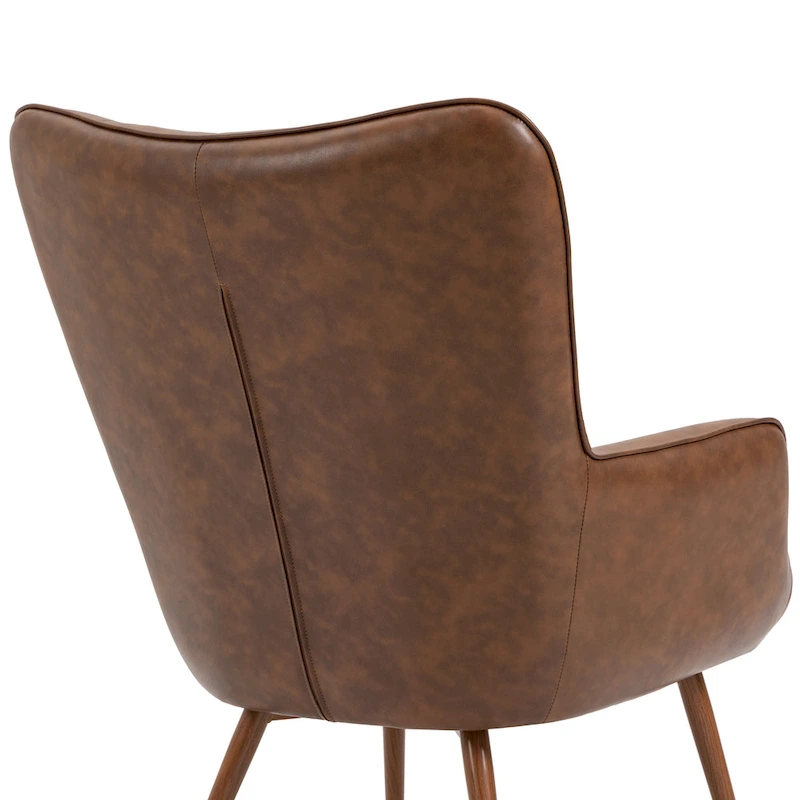 Set of 2 Modern Accent Chair Wingback Armchair