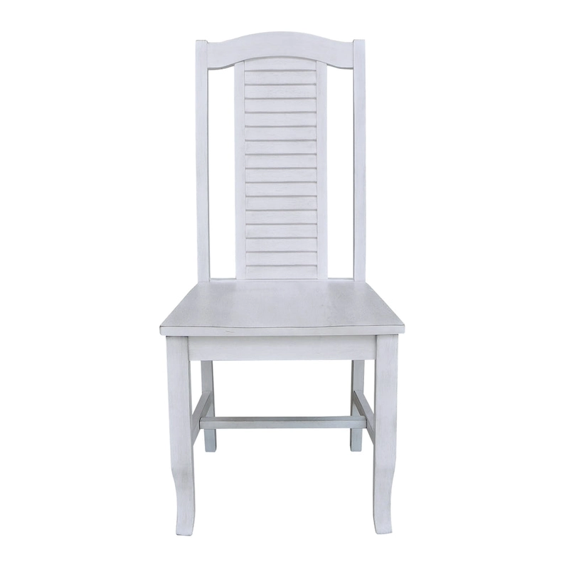 Solid Wood Seaside Dining Chairs - Set of Two