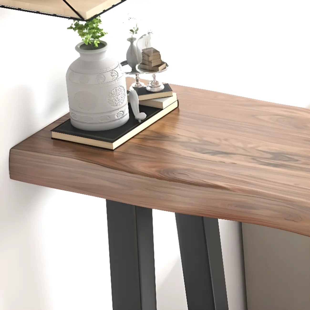 Scandinavian Natural Wood Sled Base Bar Tables