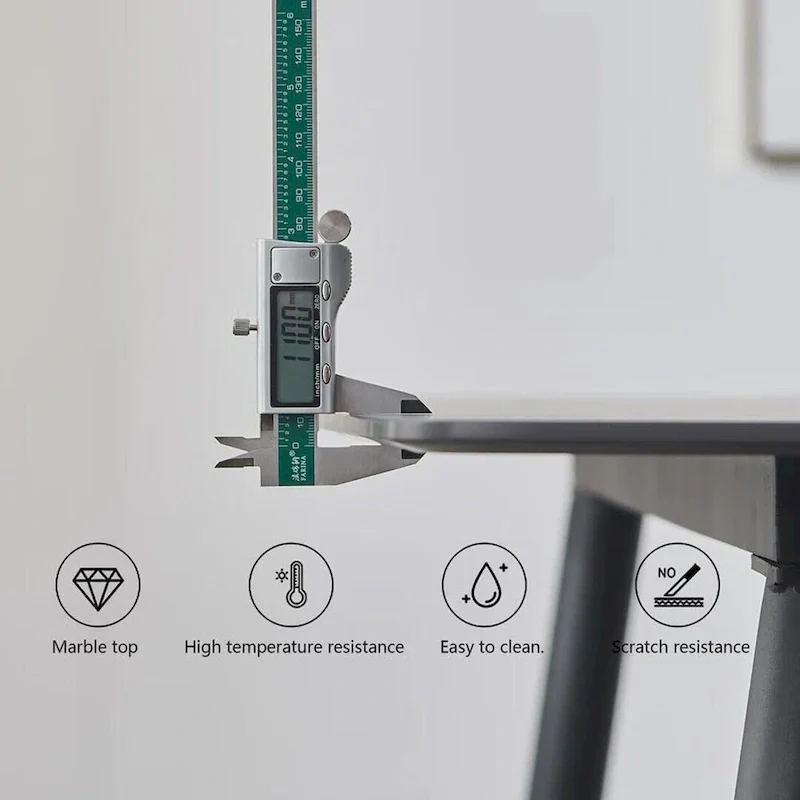 70.8  Rectangle Dining Table with Stone Top