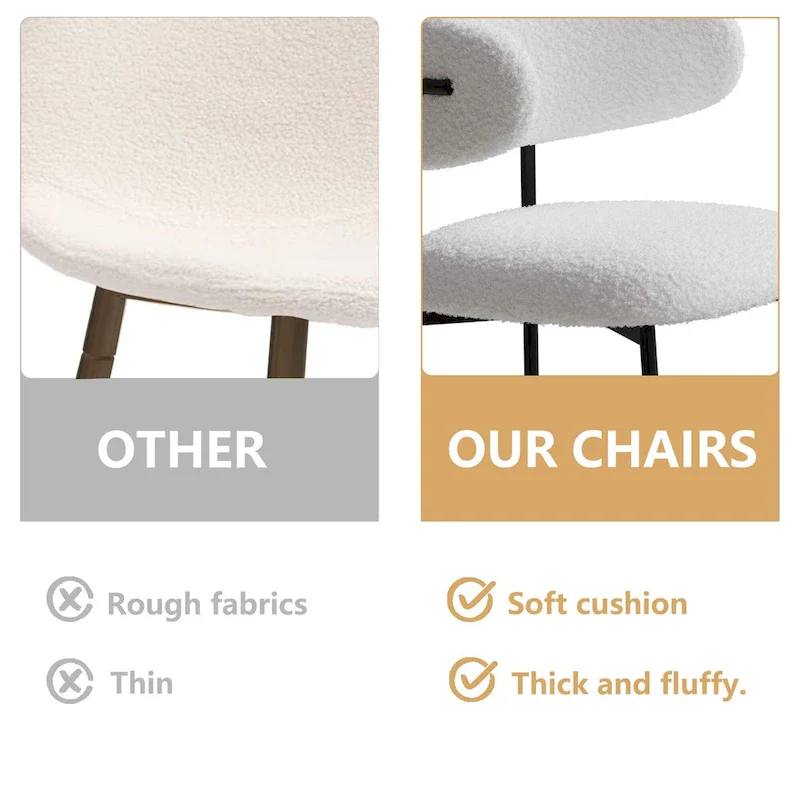 Dining Chairs Set Of 2 With Metal Legs