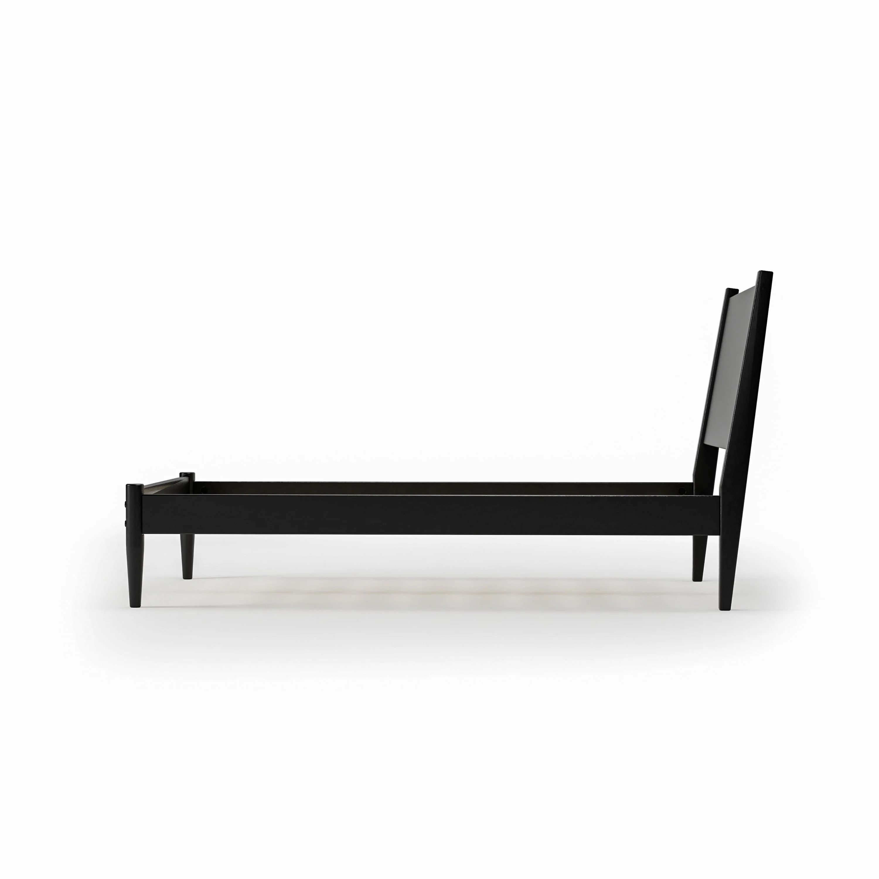 Mid-Century Panel Bed