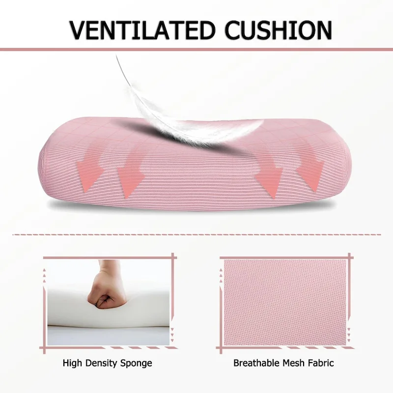 Office Chair With Foot Rest Ergonomic Swivel Mesh Task Office Chair