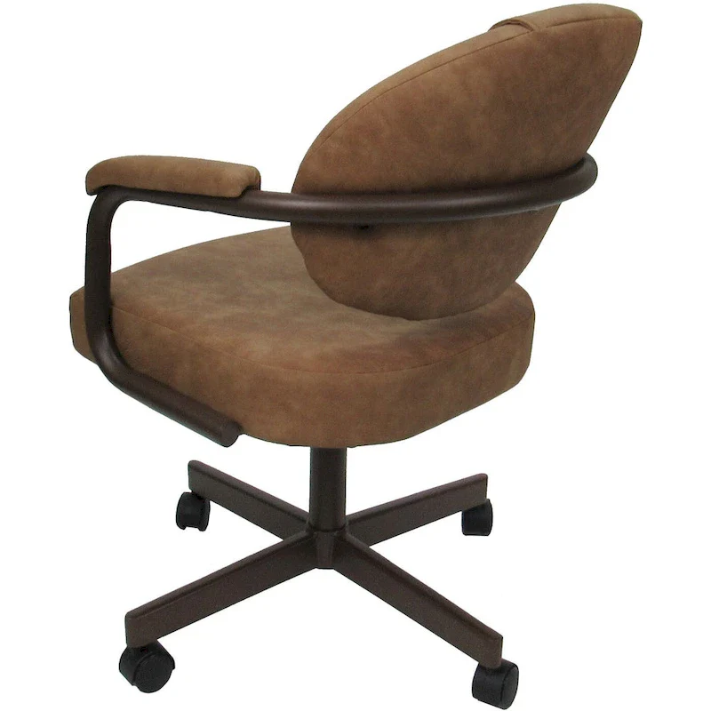 Swivel Tilt Kitchen Chair with Wheels M-70 Casters - N/A
