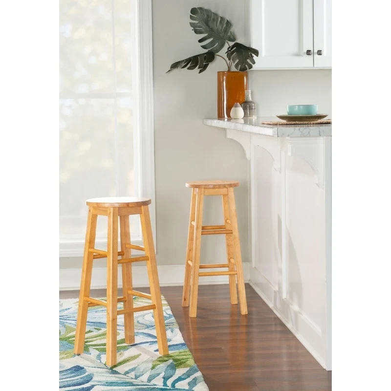 Basic Stationary Backless Bar Stool
