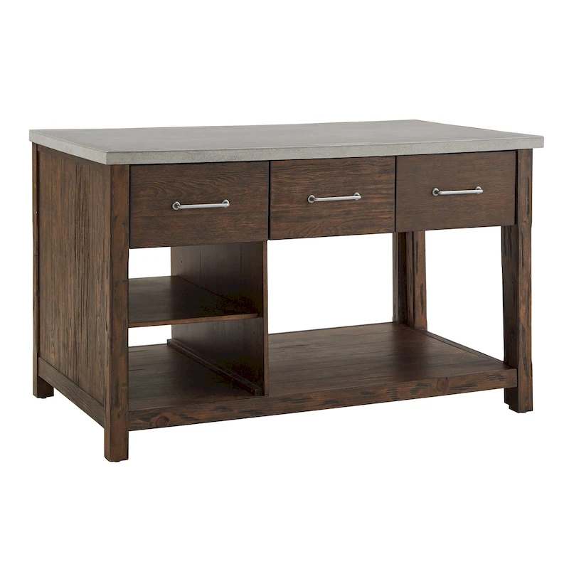Tali Reclaimed Look Extendable Kitchen Island by iNSPIRE Q Classic