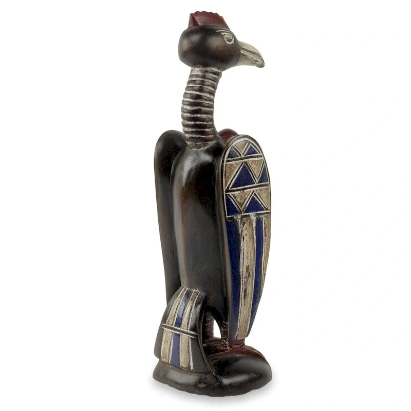 Handmade Senufo Bird of Peace Wood sculpture (Ghana) - 40 x 18 x 14