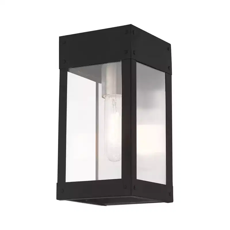 Livex Lighting Barrett 1 - Light Wall Light in Black