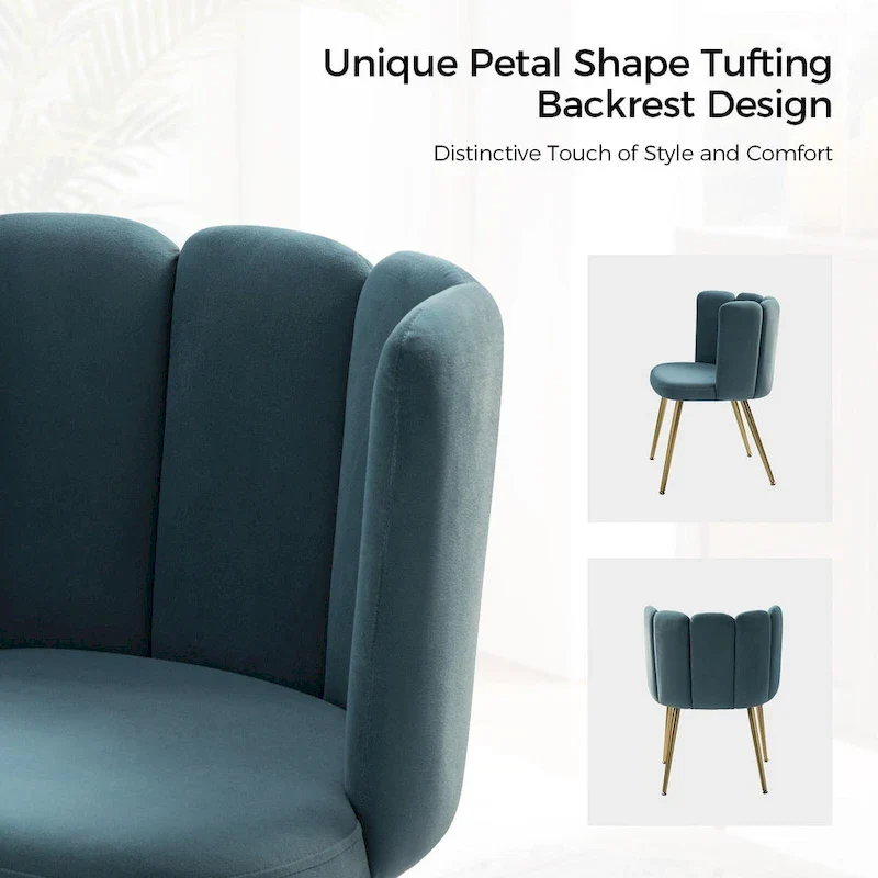 Anjela Side Chair with Tufted Back