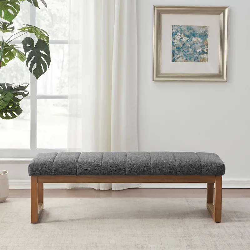 45  Entryway Upholstered Bench Shoe Rack Bench