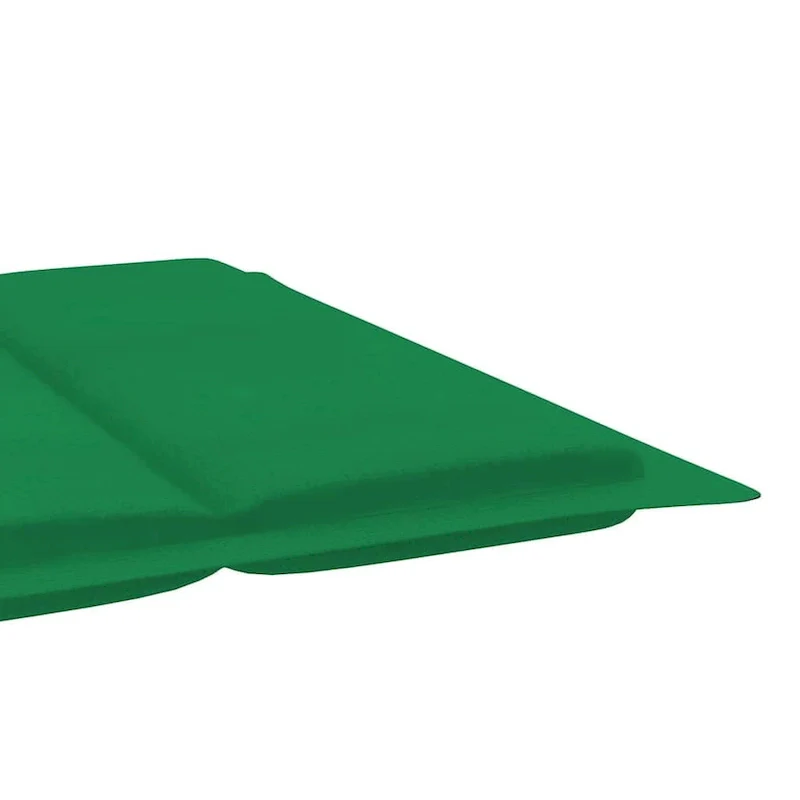 vidaXL Patio Sun Lounger with Cushion Solid Acacia Wood - 72.4 x 21.7 x 25.2