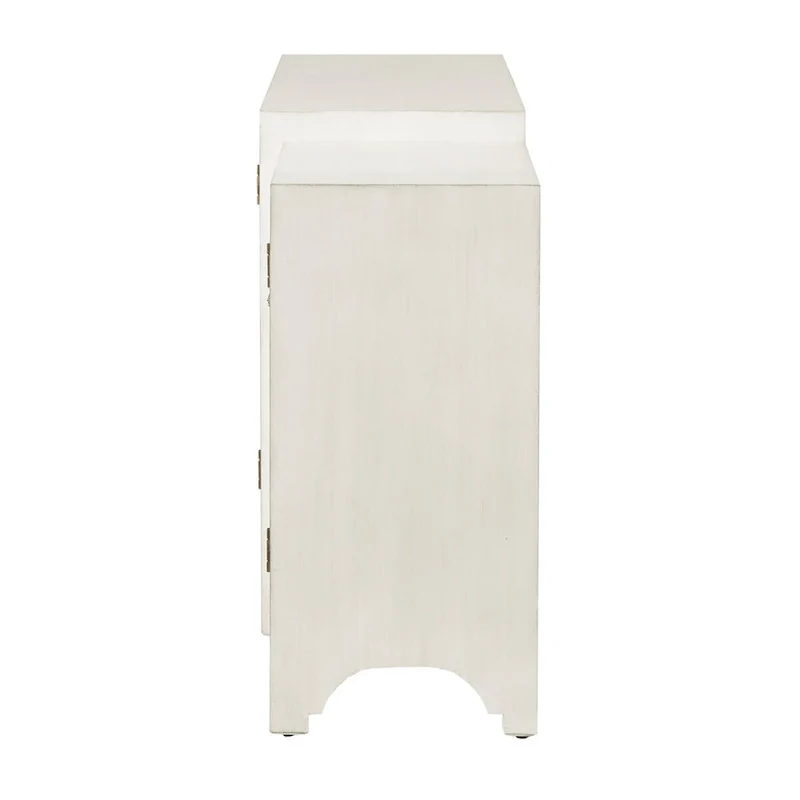Cream Quatrefoil Dining Buffet Server