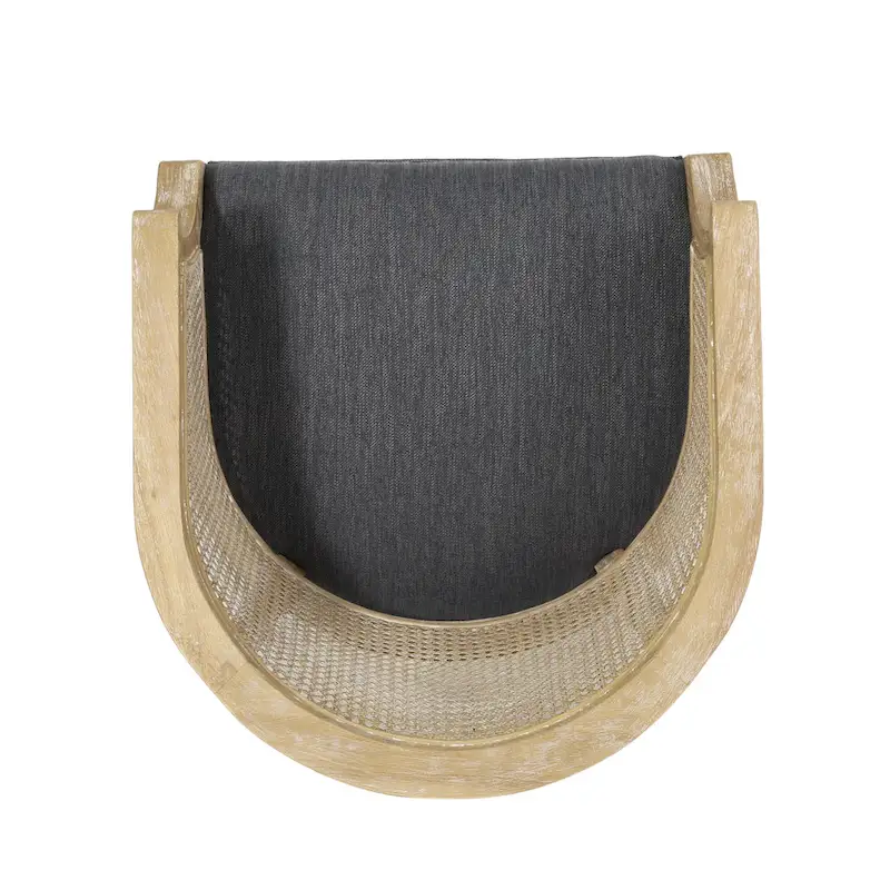 Steinaker Wood and Cane Accent Chair