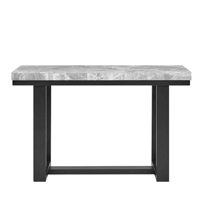 Steve Silver Ludlow Gray Marble Console Table