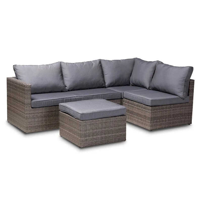 Interbat Contemporary 4-piece Outdoor Patio Set by Havenside Home