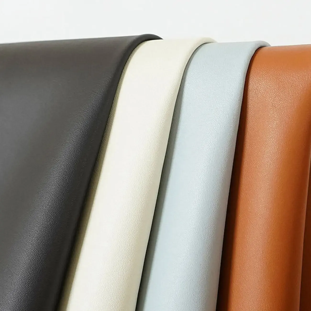 Modern Bedside Table with 2 Drawers - Beige Nightstand