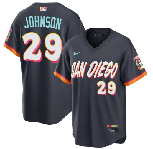 Bryce Johnson San Diego Padres City Connect Stadium Jersey