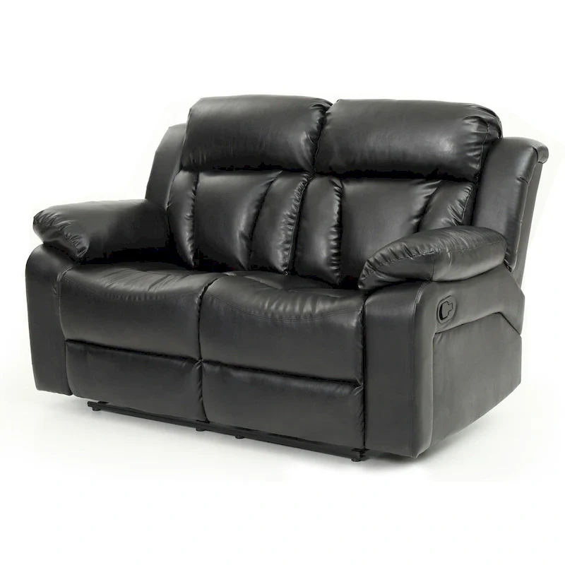 Daria Faux Leather Reclining Loveseat