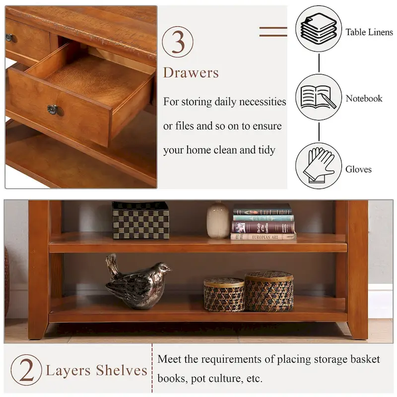 Modern Console Table Entryway Sofa Side Table