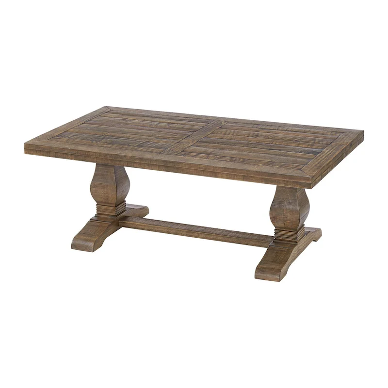 Napa 50 Solid Wood Pedestal Coffee Table