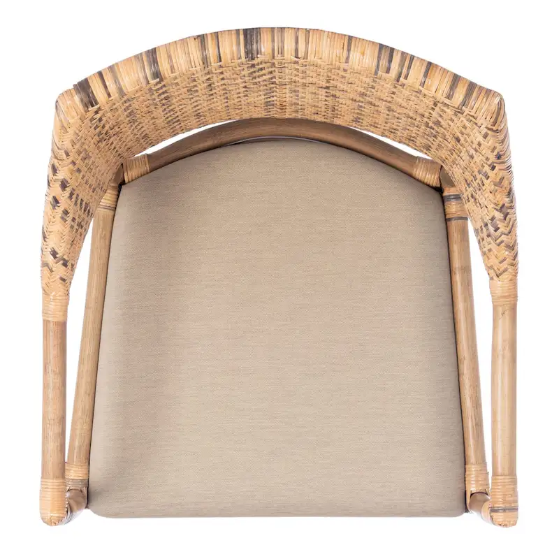 SAFAVIEH Saveta Honey Arm Chair - 23  x 22.5  x 34  - 23Wx23Dx34H