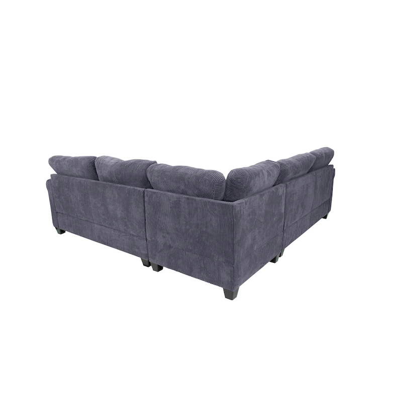 Poundex 4-pcs Sectional