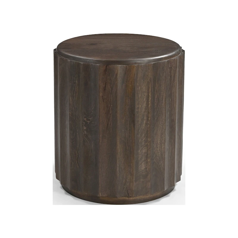 Sydney Round Solid Wood End Table