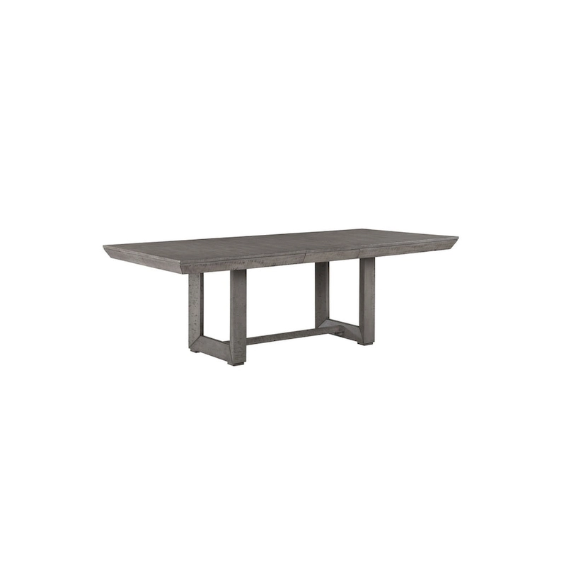 Ferrara Gray Rustic Modern Fabric Dining Room Set