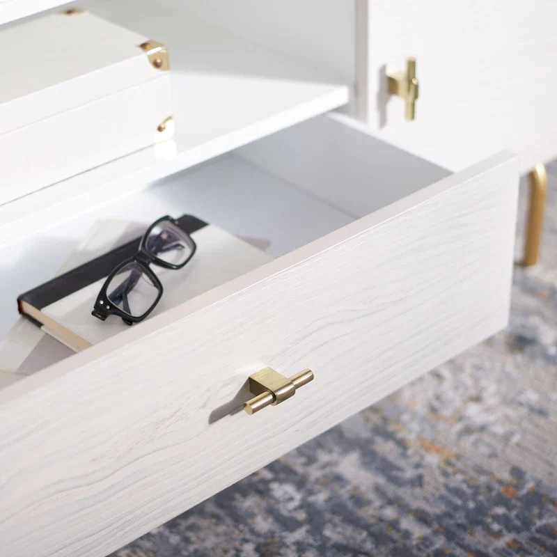 SAFAVIEH Lerke Media TV Stand - 54 W x 15.7 L x 19.7 H - 54Wx16Dx20H