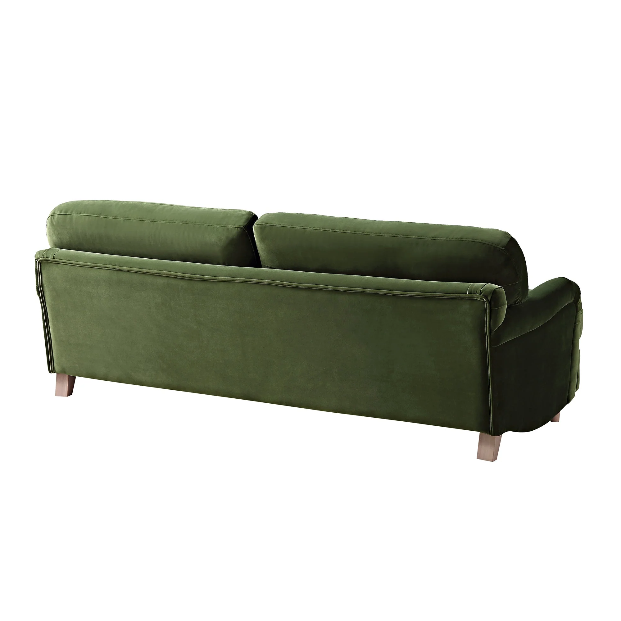 Fern Green Velvet Sofa, 3-Seater