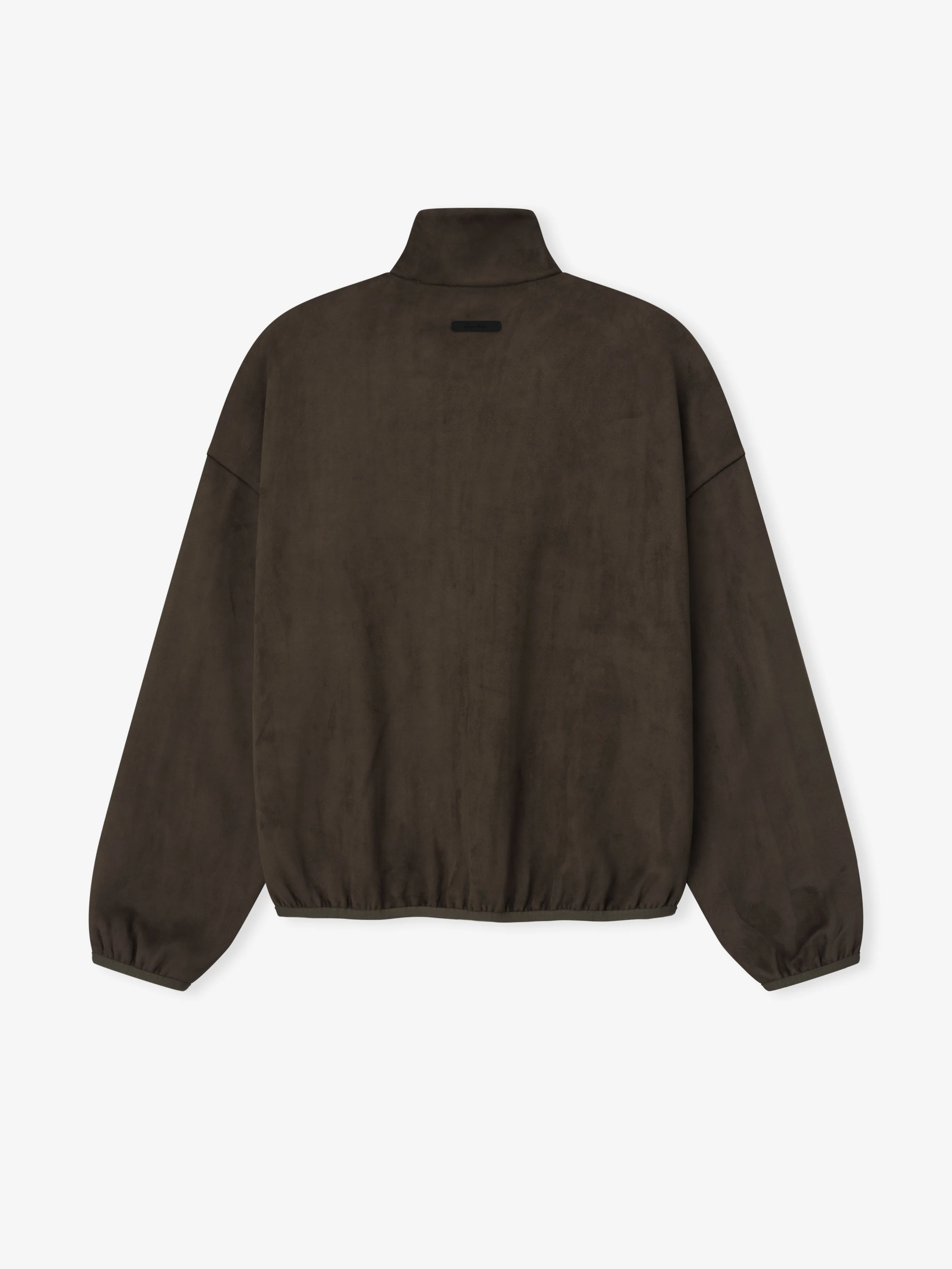 Suede Fleece Signature Modern Track Jacket W/ Piping