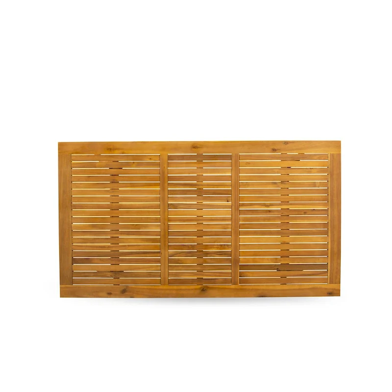 BDETRNA Modern Coffee Table and Rectangular Top with Wood 4 legs - Natural Oil Finish