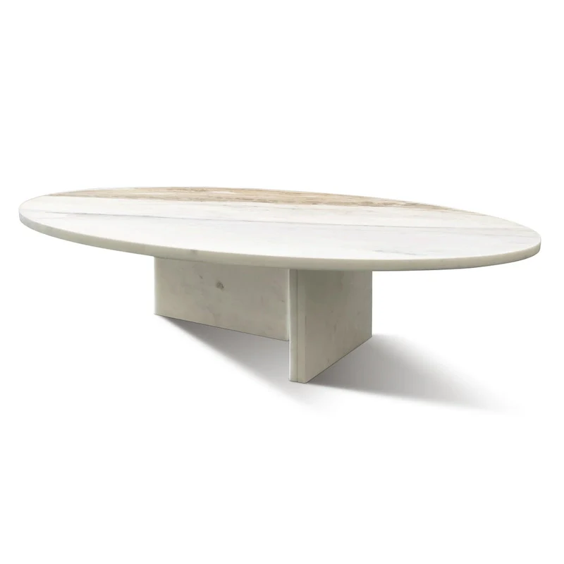 35.4  Natural Marble Stone Coffee Table