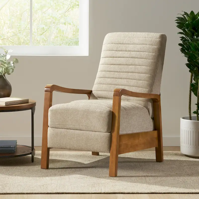 Munro Channel Stitch Pushback Recliner