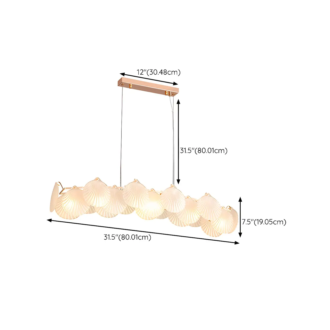 Elegant Modern Geometric LED Pendant Light