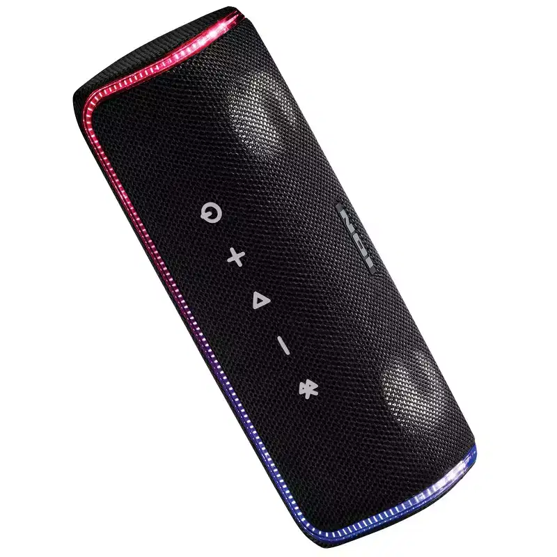 ION Slam Jam Weatherproof Bluetooth Speaker with Drum Sound Effects, Black