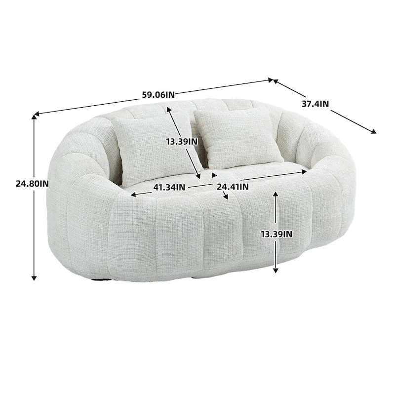 Chenille Bean Bag Chair