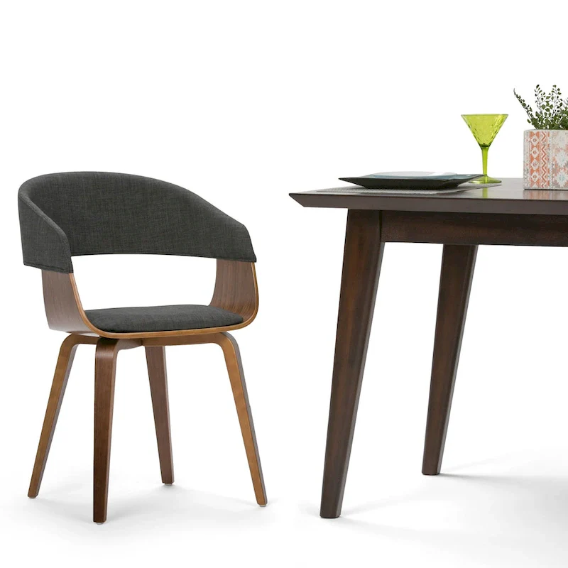 Calinda Mid Century Modern Bentwood Single Dining Chair - 20.5w x 21.7d x 30.9h