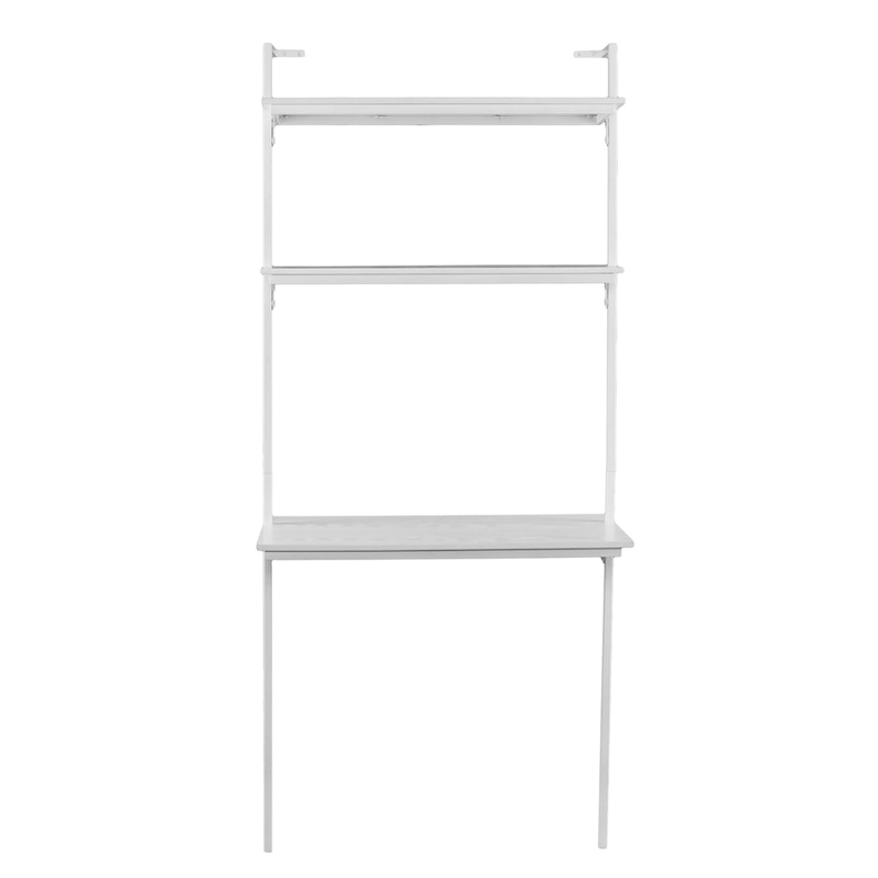 SEI Furniture Haeloen Wall Mount Desk - White