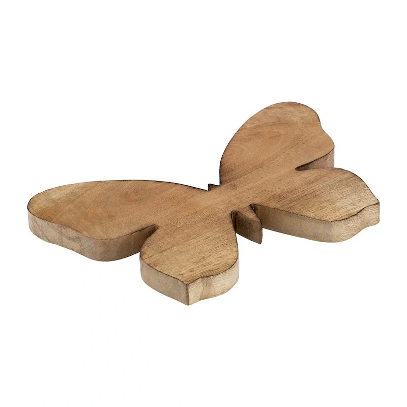 Sagebrook Home Wooden Butterfly Statue