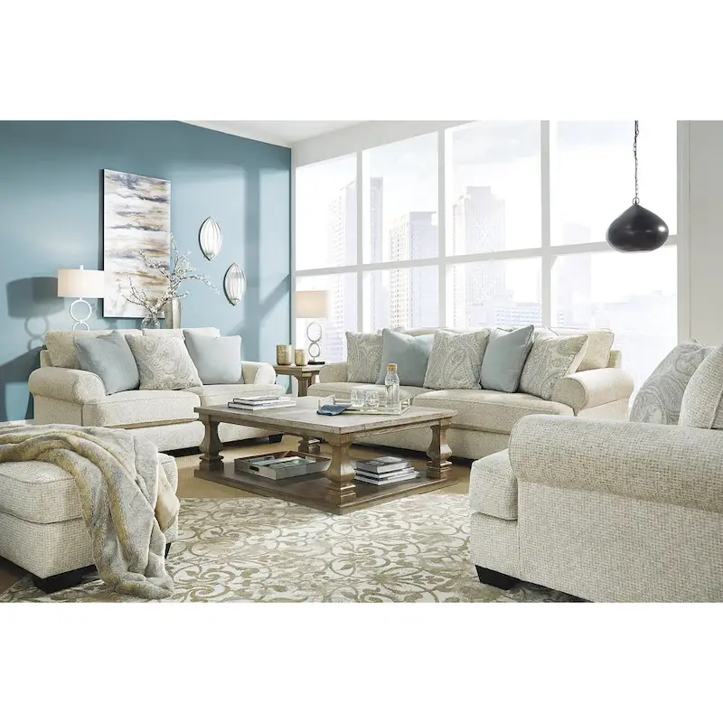 Monaghan Beige Sofa - 98 W x 45 D x 39 H