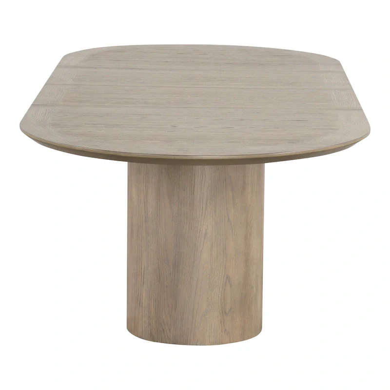 Furniture of America Lenn Modern Farmhouse Oak 102-inch Wood Extendable Dining Table