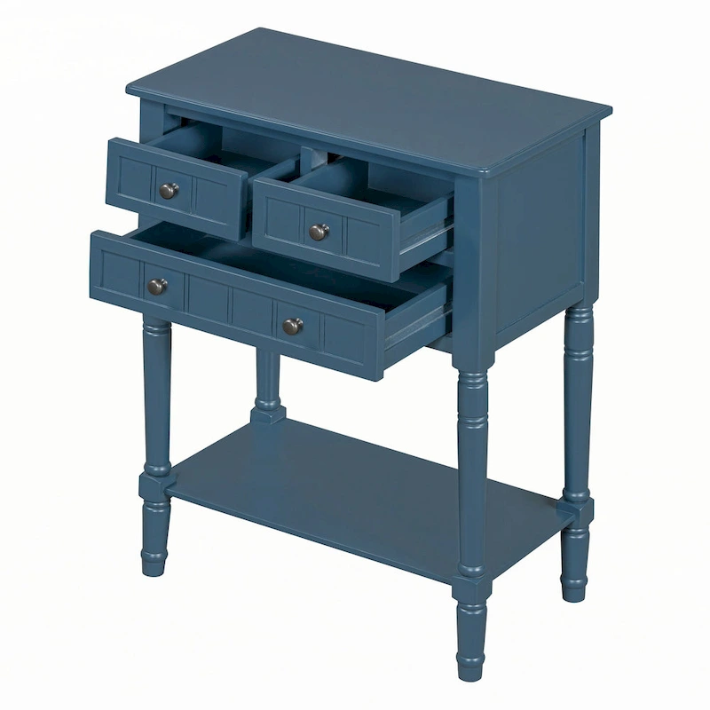 Narrow Console Table(Navy)