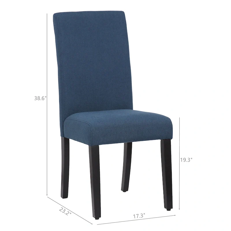 Grandview Upholstered Linen Fabric Dining Chair - 38.6