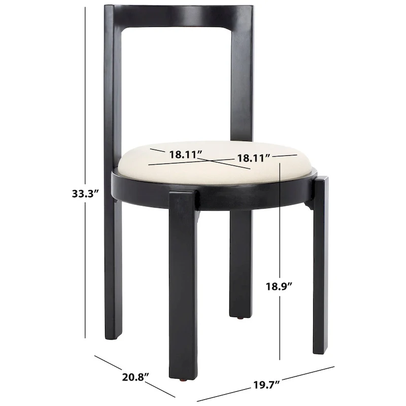 19-Inch Round Dining Chair, Set of 2 (20