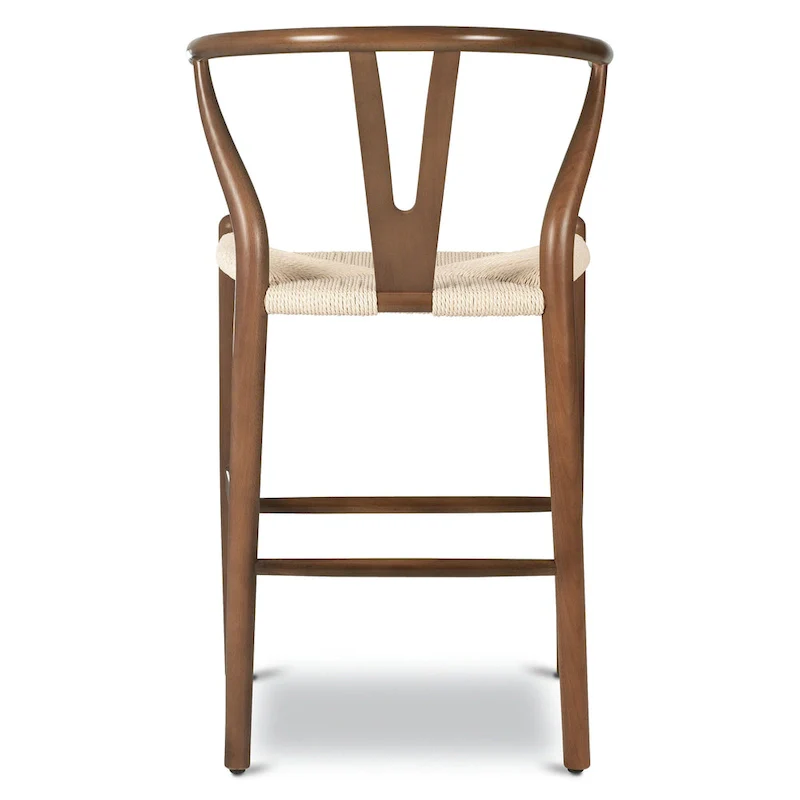 Weave 23.5 Seat Height Counter Stool - Solid Wood with Woven Seat
