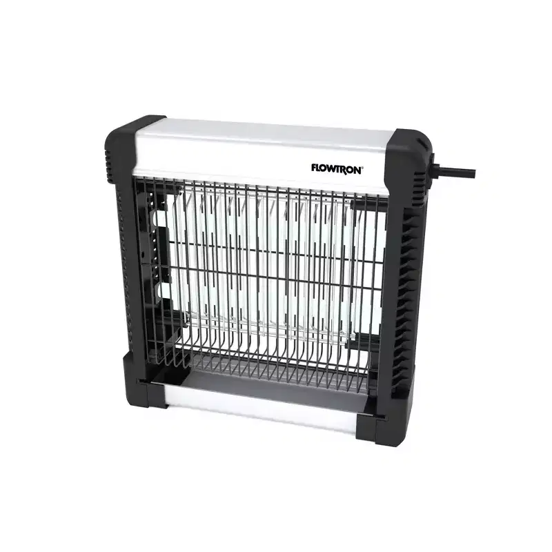 Flowtron Indoor Bug Zapper with 3000V Power, LED Lamp, 15W UV Bulbs & Easy-Clean Shock Grid
