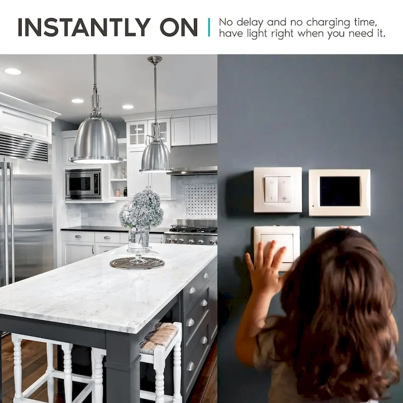 Luxrite A19 LED Light Bulb 60W Equivalent, Dimmable, 800 Lumens, Enclosed Fixture Rated, Energy Star, E26 Base (4 Pack)