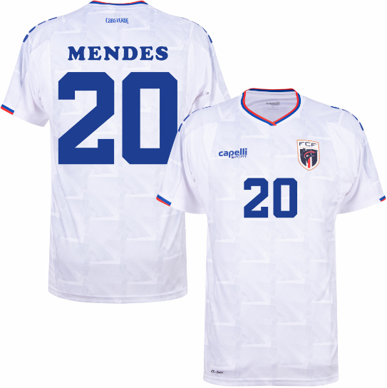 Capelli Cape Verde Away Mendes 20 Jersey 2026-2027